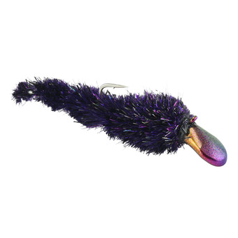Kenders Tungsten Big Juicy Leech color Rainbow-Purple