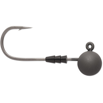 VMC RedLine Tungsten Swimbait Head with conical keeper and round bend hook for finesse fishing and forward-facing sonar.