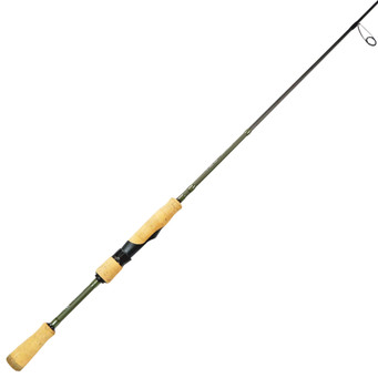 Okuma TEC Series Crappie Spinning Rod fore and rear tapered cork grip handle