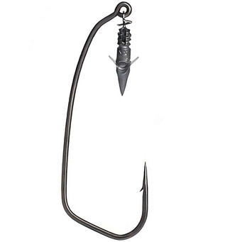 BKK Armor Point Permalock Weighted Hook with TG Nail Keeper for Senkos and soft jerkbaits, made with Hyper Carbon Steel.