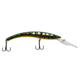 Reef Runner 800 Flash Series Deep Diver Crankbait color Perch Tiger 