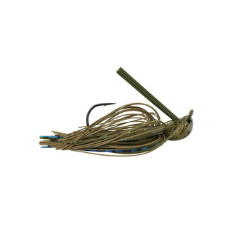 Greenfish Tackle Little Rubber Jig color Mocha Blue