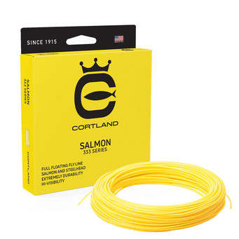 Cortland 333 Series Salmon Fly Line in Marigold color