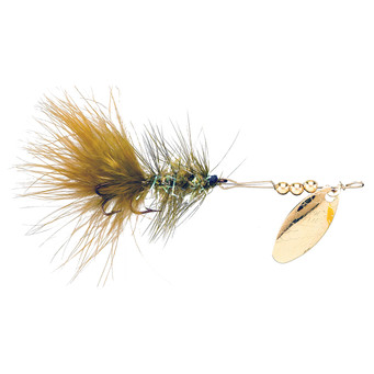 Joe's Flies Ultimate Wooly Bugger Spinner - Willow Blade color Green