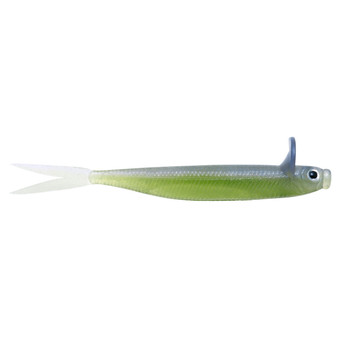 Deps Frilled Shad Jighead Minnow color Watermelon Pro Blue