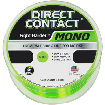 Catfish Sumo Direct Contact Monofilament Line color Green