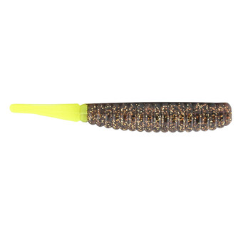 Z-Man Trout Trick Thick Trick Soft Bait color Rootbeer-Chartreuse Tail