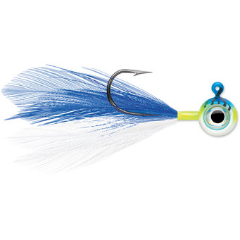 VMC Moon Fly Jig color Blue Fire UV
