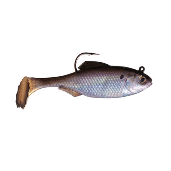 6th Sense Rigged Panorama Swimbait - Fast Sink color Live Gizzard Shad