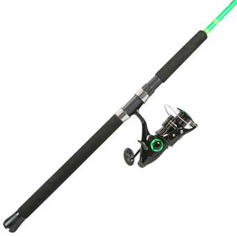 Okuma Cat Slayer Baitfeeder Spinning Combo model CSB762MH-6000NG color Neon Green