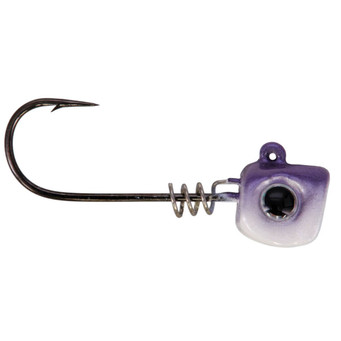 Buckeye Lures Scoop Head Jig Head - 2/0 Hook color Matte Shad