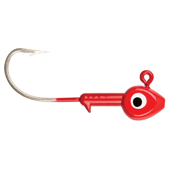 Eagle Claw Saltwater Fishhead Jig Heads color Red