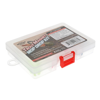 Leland's Lures Trout Magnet Mop Drop Kit closed at an angle