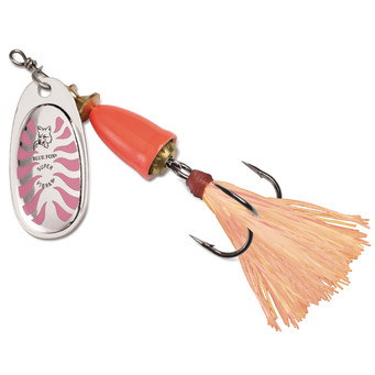 Blue Fox Classic Vibrax Glow Spinner color Glow Pink and Orange