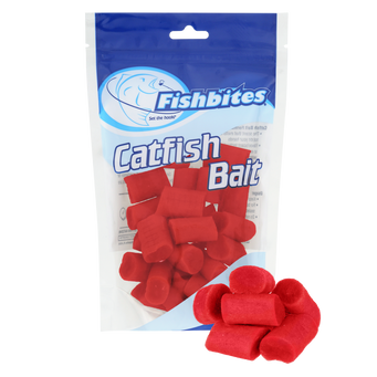 Fishbites Catfish Bait - Crawfish color Blood