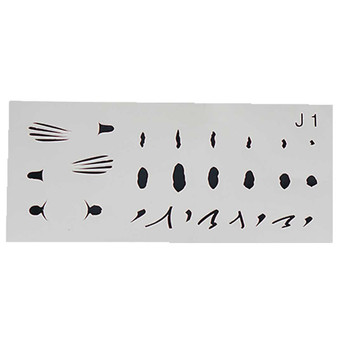 Do-It Jerkbait Airbrush Stencil model J1