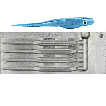 Do-It ES Series 5 in. Jerkbait Mold soft bait is for display purposes only