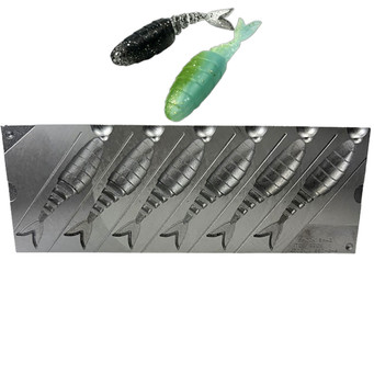 Do-It ES XL Series 4 in. Shock Shad Mold soft baits are for display purposes only