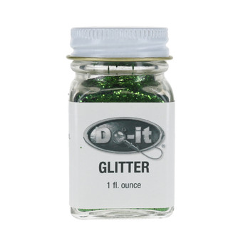 Do-It Essentials Series Soft Bait Glitter color Moss Green Jar