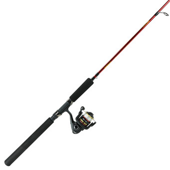 BnM Fishing Crappie Spinning Combo handle and reel