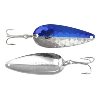 Eppinger Dardevle Spoon color Hammered Nickel-Blue