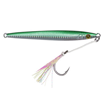 Hogy Sand Eel Jig with Teaser Assist Hook color Green