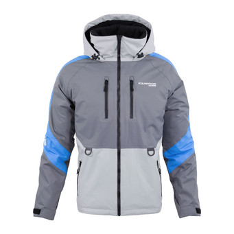 IceArmor Men's Vertex Float Parka color Gray-Gray-Blue