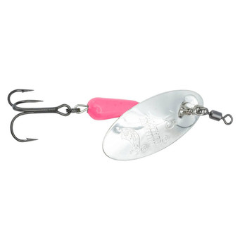 Panther Martin Custom Salmon & Steelhead Spinners color Silver - Hot Pink