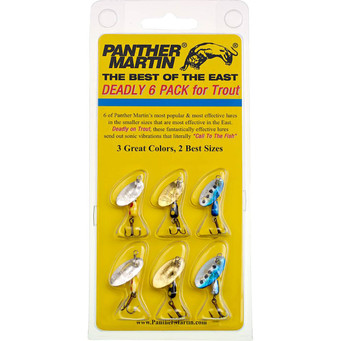 Panther Martin Best of the East 6-Pack contents may vary