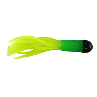 Southern Pro Tri Color Lit'l Hustler Soft Bait color Black Green Chartreuse