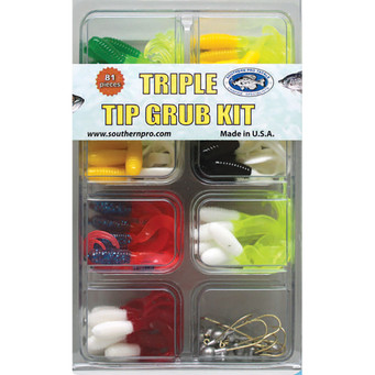 Southern Pro Triple Tip Grub Kit