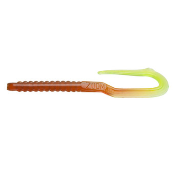 Zoom U-Tale Worm color Motoroil Chartreuse