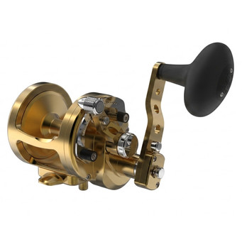 Avet MXL MC Raptor Two-Speed Lever Drag Conventional Reel color Gold Right Hand