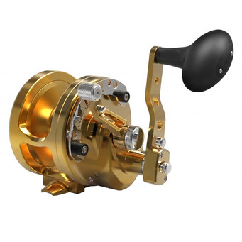 Avet HXJ MC Two-Speed Lever Drag Conventional Reel color Gold Right hand