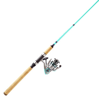 Okuma Pulse Wave Inshore Spinning Combo color Sea Foam