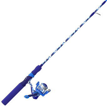 Zebco Splash Junior Spinning Combo color Blue