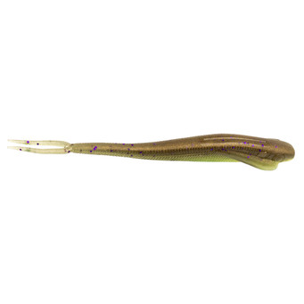 Strike King Winged Minnow Soft Jerkbait color Chartreuse Splatterback