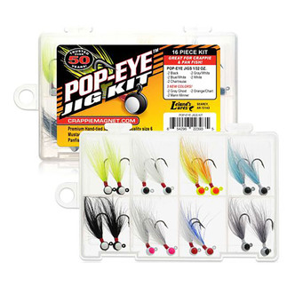 Leland's Lures Crappie Magnet Pop-Eye Jig Kit