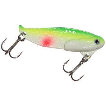 Silver Streak Blade Bait color Glow Yellowtail