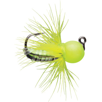 VMC Tungsten Fly Jigs color Glow Chartreuse