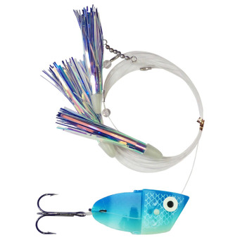 Diabolical Cut Bait Meat Rig color Blue Ghost
