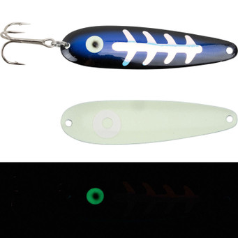Moonshine Lures Trolling Spoon color Cobalt Blue 