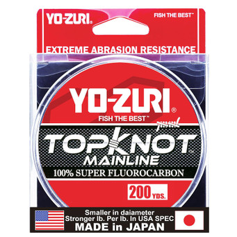 Yo-Zuri Topknot Mainline Fluorocarbon Line in packaging