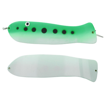 O'Ki Tackle Kingfisher II Flasher color Magna Glow Frog