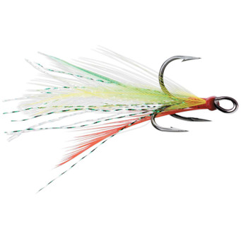 VMC Dressed X-Rap Treble Hooks color Fire Tiger-Black Nickel