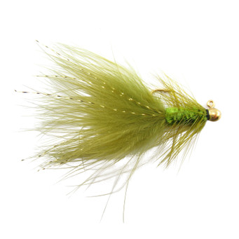 VooDoo Custom Tackle Woolly Bugger Jig color Gold Plated/Olive