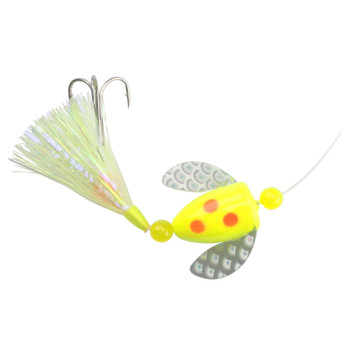 Rapture Trolling Flies Lake Trout Rig color Yellow Jacket UV
