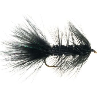 Woolly Bugger Streamer - 2 Pack color Black