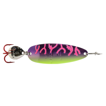 Clam Ribbon Leech Flutter Spoon  color Glow Pink Lightning 