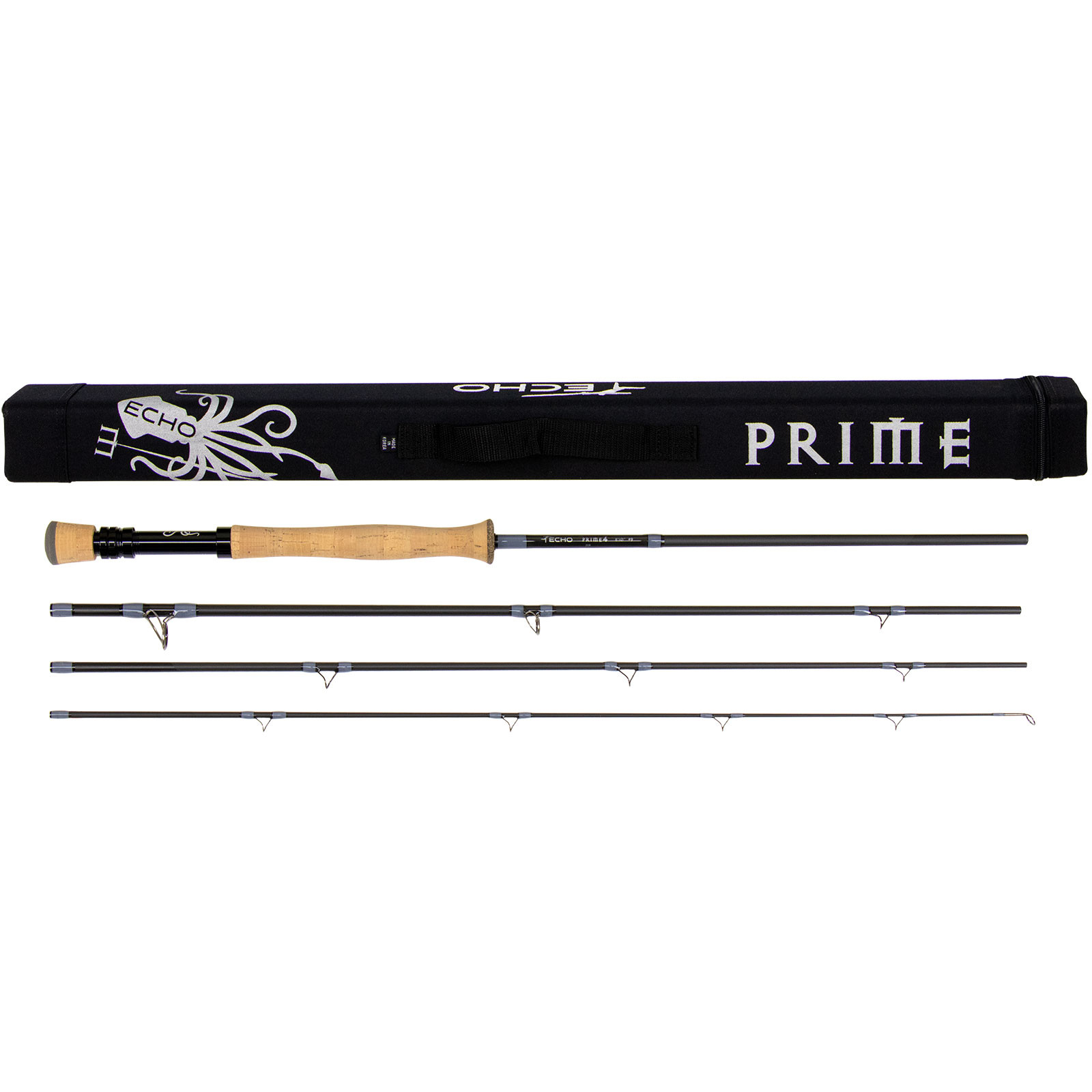 Echo Prime Fly Rod model ECHOPR410810 next to case